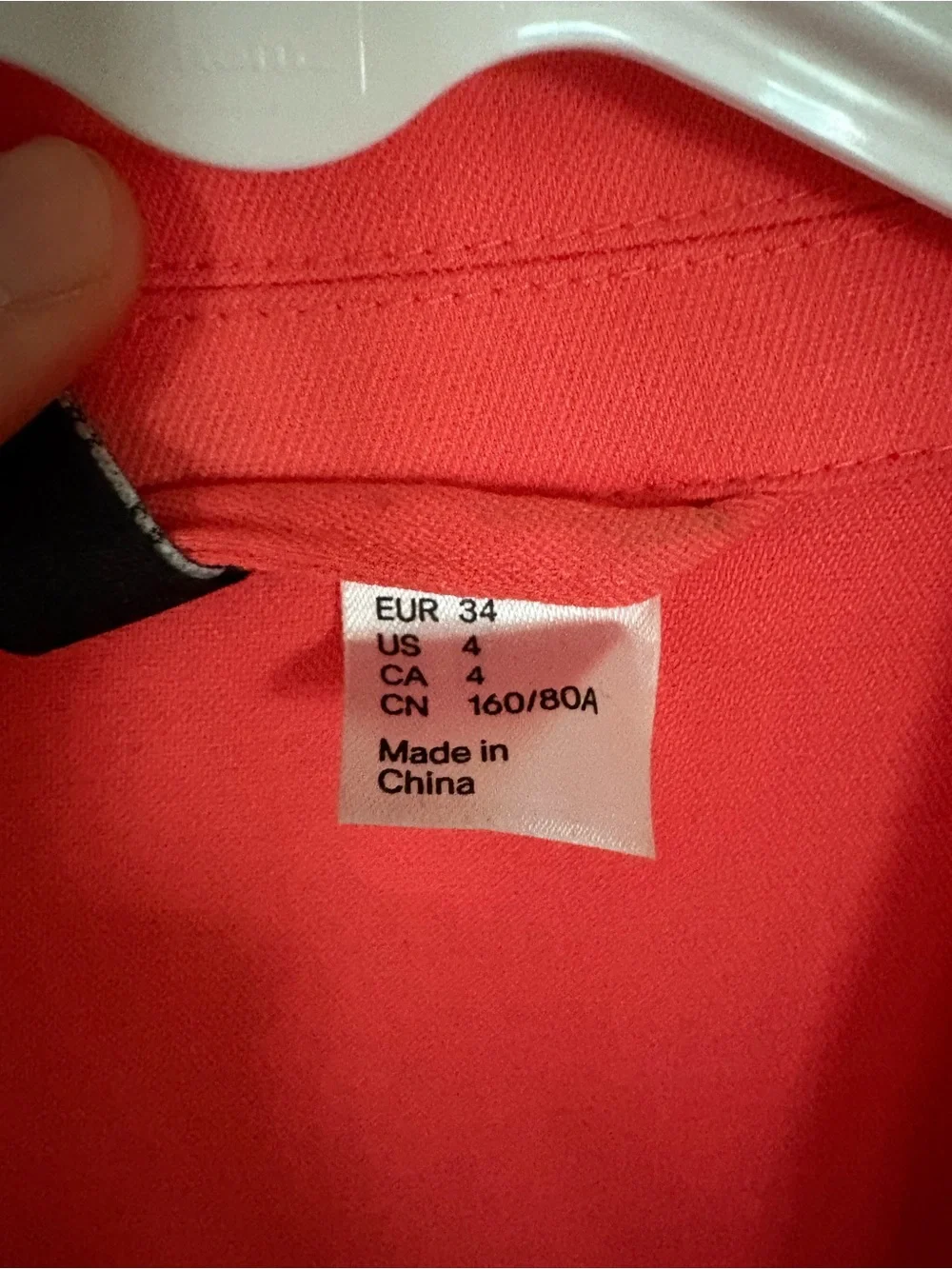 Womens Coral Oversized Single-Button Blazer Jacket